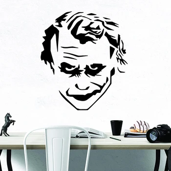 

European-Style The Joker Wall Sticker Removable Wall Decals For Baby's Rooms Vinyl Decal Stickers Wallpaper Mural