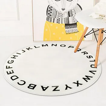 

Ins Non-slip mat Pure Bottom Digital Letter Carpet Into The Door Mat Porch Bedroom Door Mats Children's Room Carpet