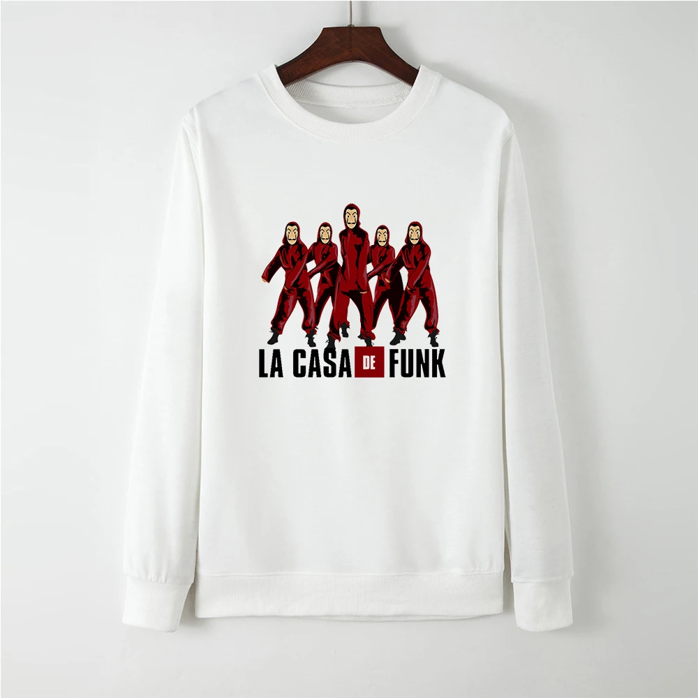 La Casa De Papel Money Heist sudadera mujer толстовки с длинным рукавом больше размера d Женский