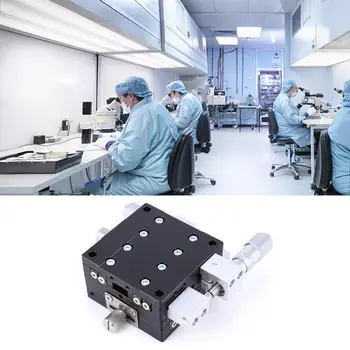 

R Axes Linear Stage 60x60mm LY60-R Trimming Platform Linear Stage guide rail Manual Displacement Sliding Table