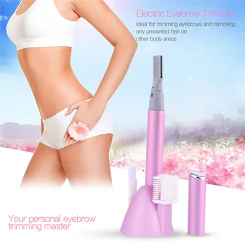 

Mini Women Ladies Electric EyeBrow Trimmer Razor Clipper Maquiagem Epilator Body Face Hair Remover Shaver Removal Beauty Tool