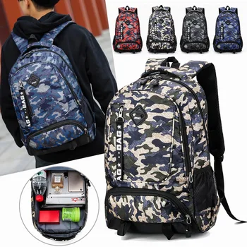 

SHUJINCamouflage Backpack men School Bag for Teenage boys Mochila Feminina Mujer Female Laptop Travel Back Pack male Camo Bags