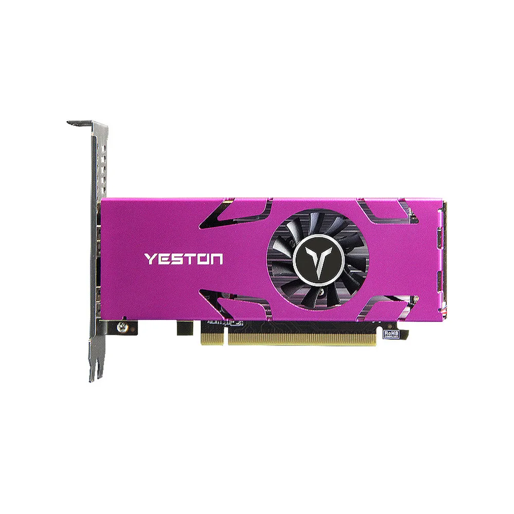 Yeston RX550-4G 4HD GA 4-screen Graphics Card 4GB/128bit/GDDR5 Memory Support Split Screen with 4*HD Output Ports Video Card best graphics card for gaming pc Graphics Cards