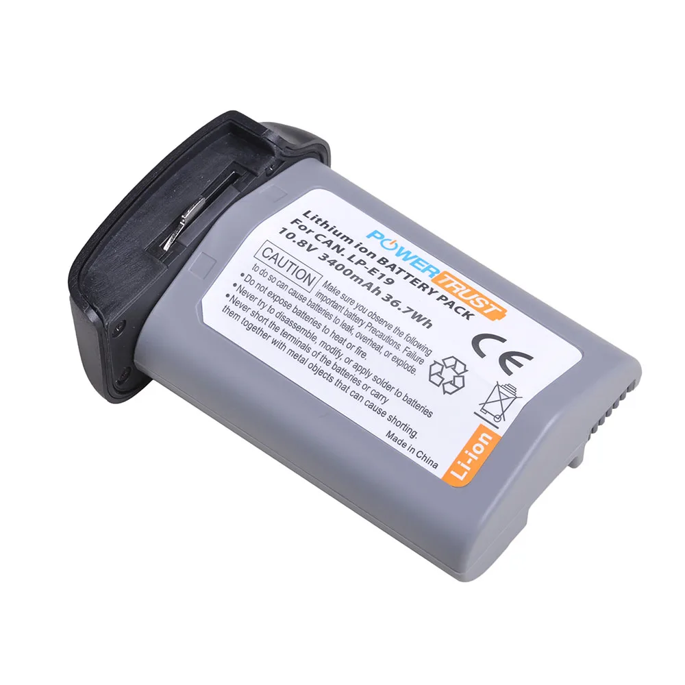 Lp-E19 Batteria Per Fotocamera 10.8V 3400Mah Bateria Per Canon Eos 1Dx Mark 2, 1Dx, 1Ds Mark 3, 1D Mark 3, 1D Mark 4 Lp E19 Batteria