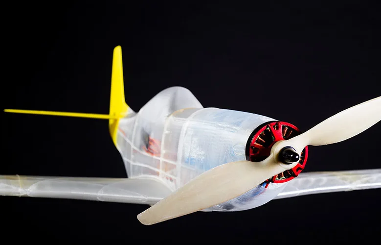 3D печатная P51-D модель самолета с фиксированным крылом