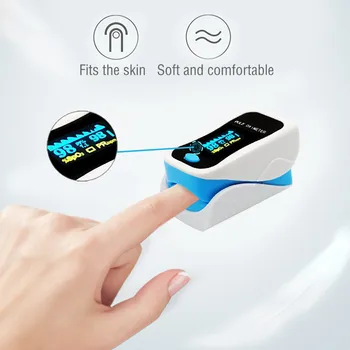 

Blood Oxygen Monitor Finger Pulse Oximeter Mini Finger Oximeter Fingertip Meter With LED Display For Adults And Children