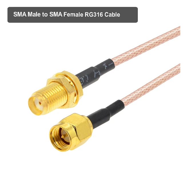 Female Bulkhead Wifi Antenna Extension Cord | Rf Antenna Extension Coaxial  Cable - Connectors - Aliexpress
