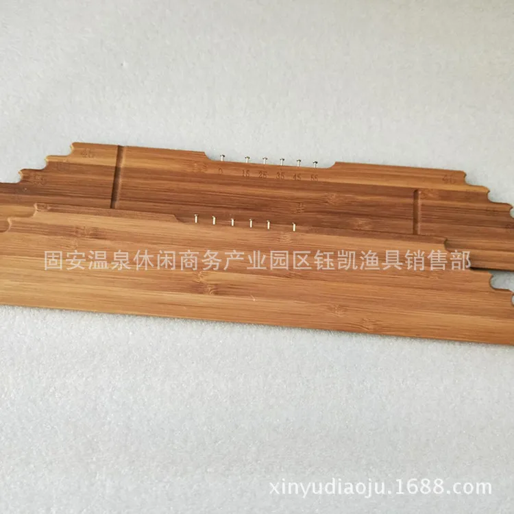 

Sub-line Ruler with Hook from Sub-line Ruler Line Measurement Board Wood Cut Route Ruler Fishing Gear