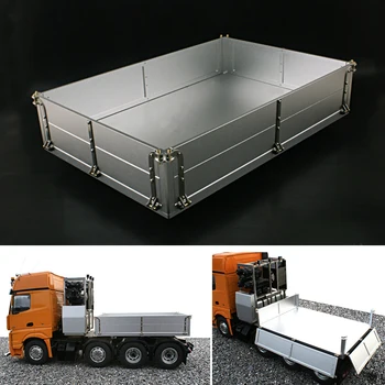 شراءLESU RC 280 مللي متر سيارة معدنية دلو صندوق البضائع 8*8 جرار نماذج من الشاحنات 1/14 DIY Tmy TH02010