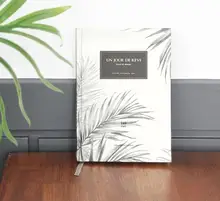 

Hardcover Diary Book My Leaf Lamp Korean Fashion Notebook 320P Blank/Lined Paper 130mm*185mm