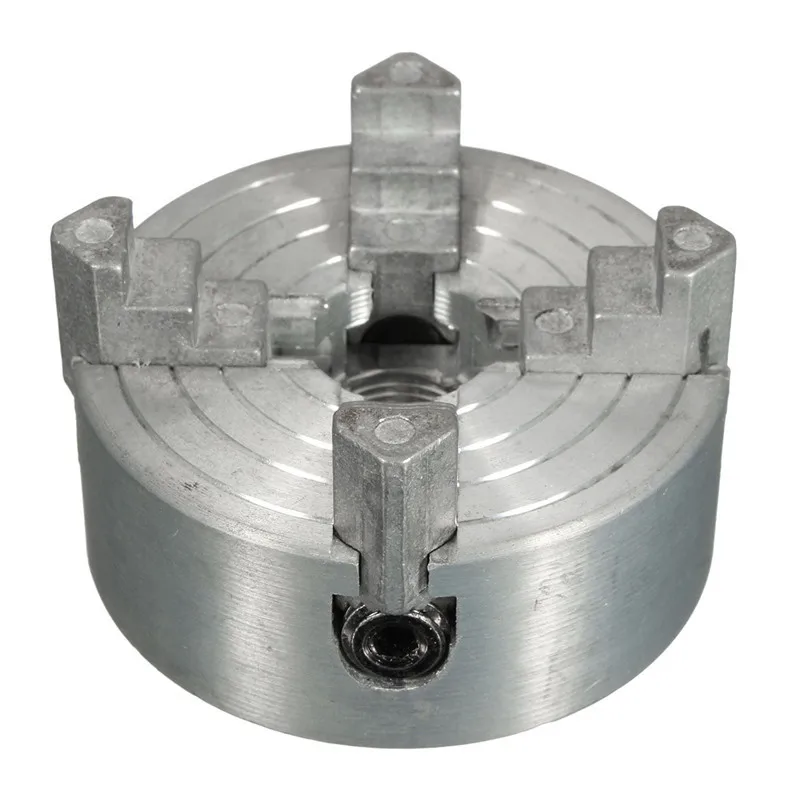 4 кулачковый патрон Z011A для металлического мини-токарного станка M12x1mm с резьбой сзади 1,8~ 56 мм/12~ 65 мм мини-втулка принадлежности токарного станка