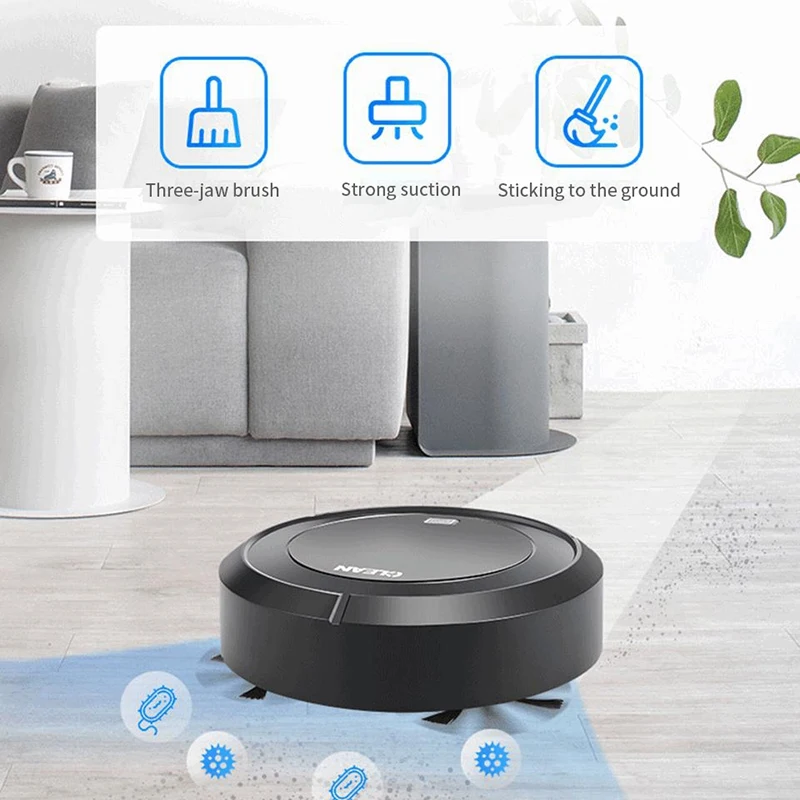 Automatic Sweeping Robot Vacuum Cleaner USB Charging Household Cordless Wireless Vacum Cleaner Robots Intelligent Vacuum Carpet