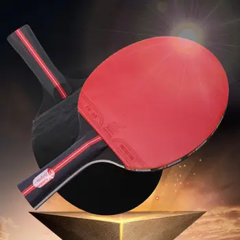

Boliprince forfor Pong Paddle 2-Player Table Tennis Racket w/ 3 Balls For Shake-hand Grip Players For Table Tennis Accessories