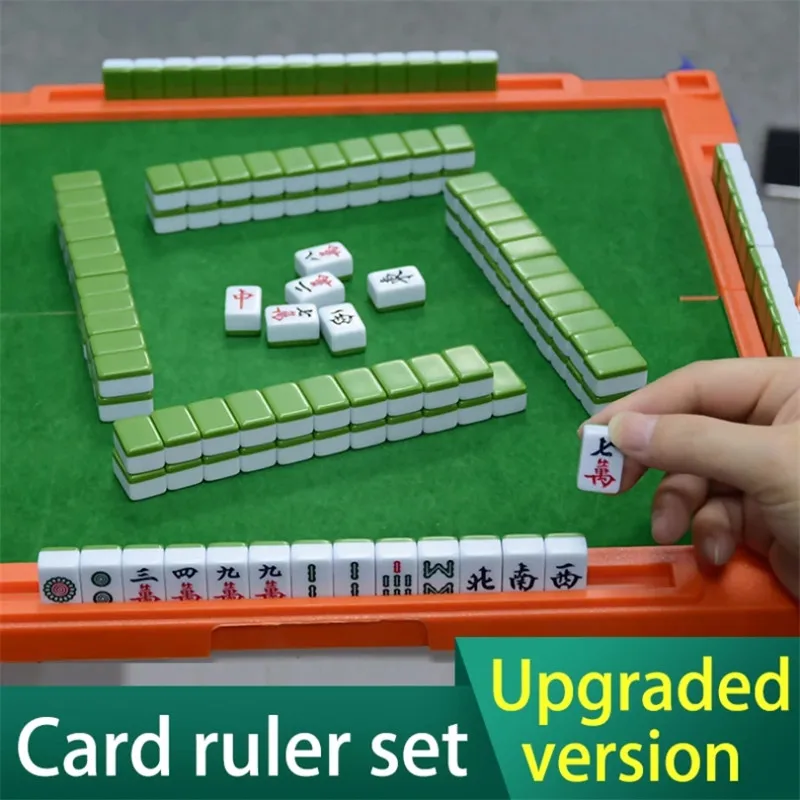 

Hot Mini mahjong Traveling/Indoor Mahjong sets Mah-jong Games Home Games with fold table Chinese Funny Family Table Board Game