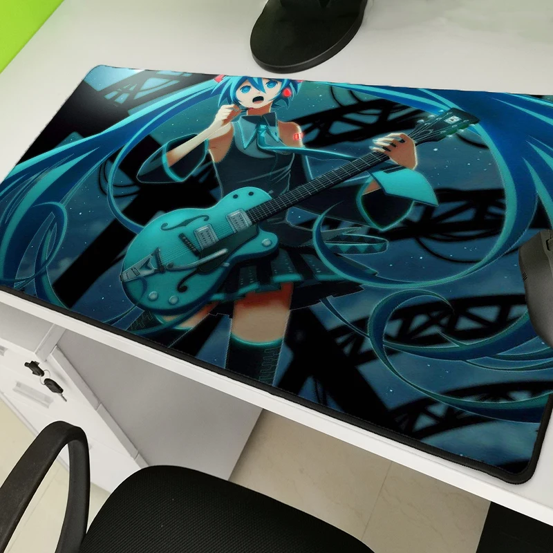 

Yuzuoan Lockedge Large Game Mousepad Computer Player Anime Rubber Pad Keyboard Mouse Mat Mouse Pad PC Hatsune Future Large Size