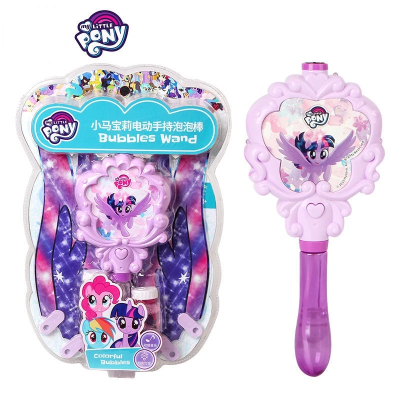 My Little Pony Animation Peripherals Magic Wand Toys Children Blowing Bubbles Unisex Decoration Model |