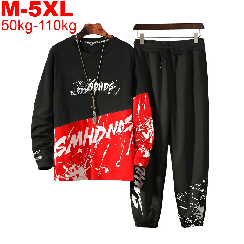 Tracksuit Men Two Pieces Set Fashion Mens Sportswear Hip Hop Sweatshirt Hoodie Pants Male Sweatsuit Men Clothes Plus Size 5XL Tracksuit Men Two Pieces Set Fashion Mens Sportswear Hip Hop Sweatshirt Hoodie Pants Male Sweatsuit Men Clothes Plus Size 5XL