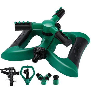 

Garden Sprinkler,Lawn Watering Sprinkler,Automatic 360 Rotating Lawn Sprinkler with of Adjustable Irrigation System