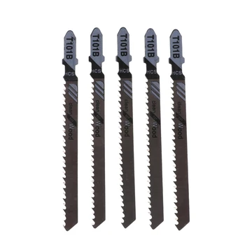 

New Jig Saw Blades Clean Cutting For Wood T101B 100mm Reciprocating Saw Blade Power Tools 5Pcs