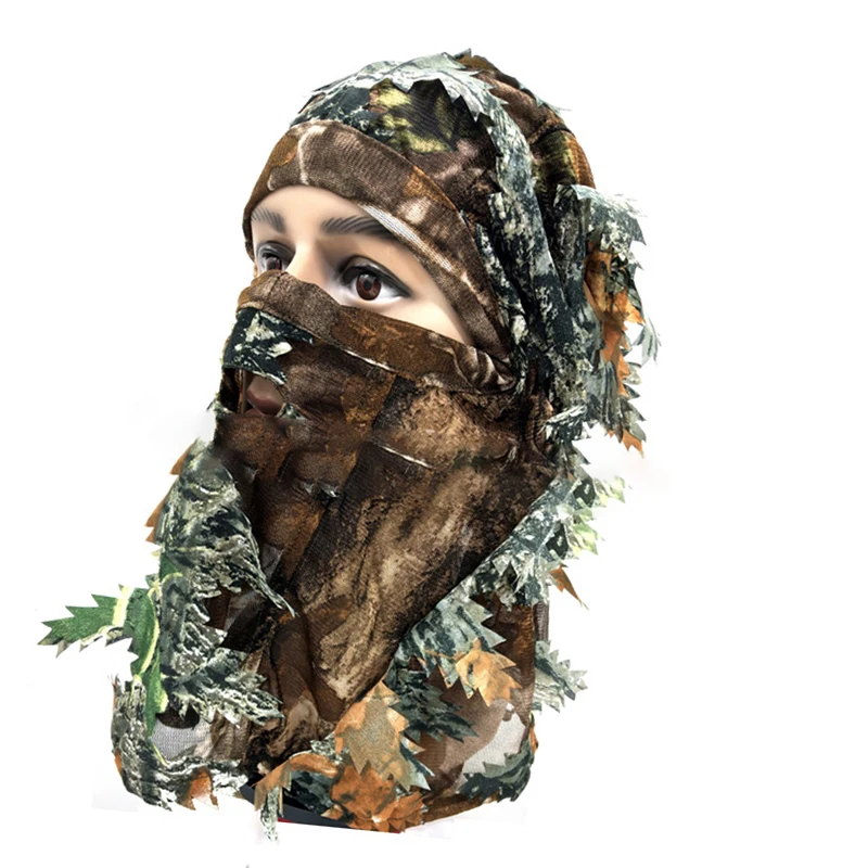 

Camouflage Hood Better Concealment Portable Outdoor 3D Tactical Mask for Hunting Suit Accessories Airsoft Paintball Fishing Hood