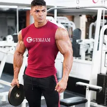Мышцы Фитнес братья стиль Чистый хлопок спортивный жилет с коротким рукавом мужские уличные упражнения дышащий Slim Fit без рукавов Ves