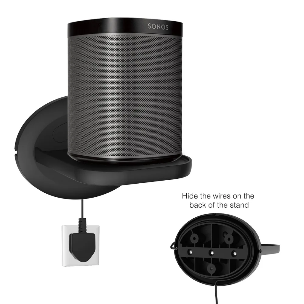Настенное крепление для Sonos Google Home Nest WiFi Google WiFi безопасности держатель для камеры Экономия пространства решение для смарт-динамика кронштейн