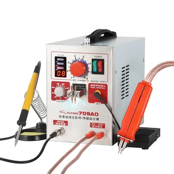 Online 709AD 110V Pulse Spot Welder Battery Welding Soldering Machine 3in1 For 18650 With 70B Welding Pen