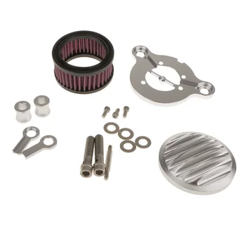 

Replacement Durable Retro Chrome Filter Kit for Harley Sportster
