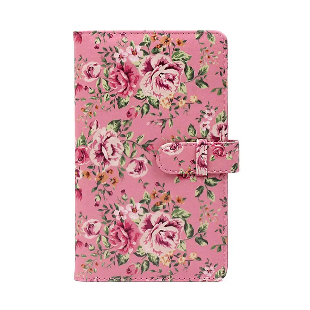 Red-Rose 3 дюйма 96 карманы из искусственной кожи фотоальбом мгновенной фото камеры хранения Чехол для ЖК-дисплея с подсветкой Fujifilm Instax Mini 8/9/фотоаппаратов моментальной печати 7 s/7C/25/70 90 мини-пленка с фото - Цвет: Red-Rose