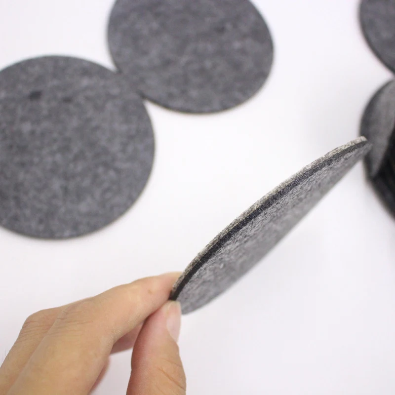 8 шт Анти-обжигающий войлочный подстаканник набор с подстаканником коробка Бытовая многоразовая ретро-чашка коврик набор для напитков Посуда Аксессуары