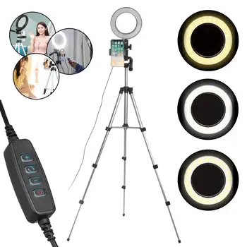 

Selfie Ring Lamp Led Ring Light Selfie With Tripod Ring For Selfie Phone Video Photography Lighting For Youtube Phone Holder
