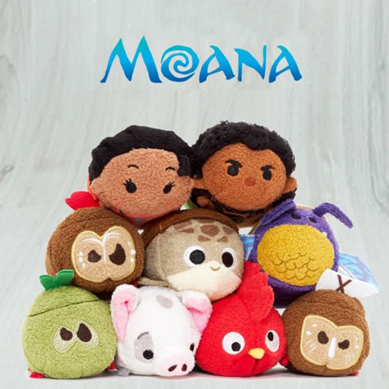Плюшевые игрушки Disney Tsum Moana куклы Моана Maui Kakamora Pua мягкие плюшевые кавайные