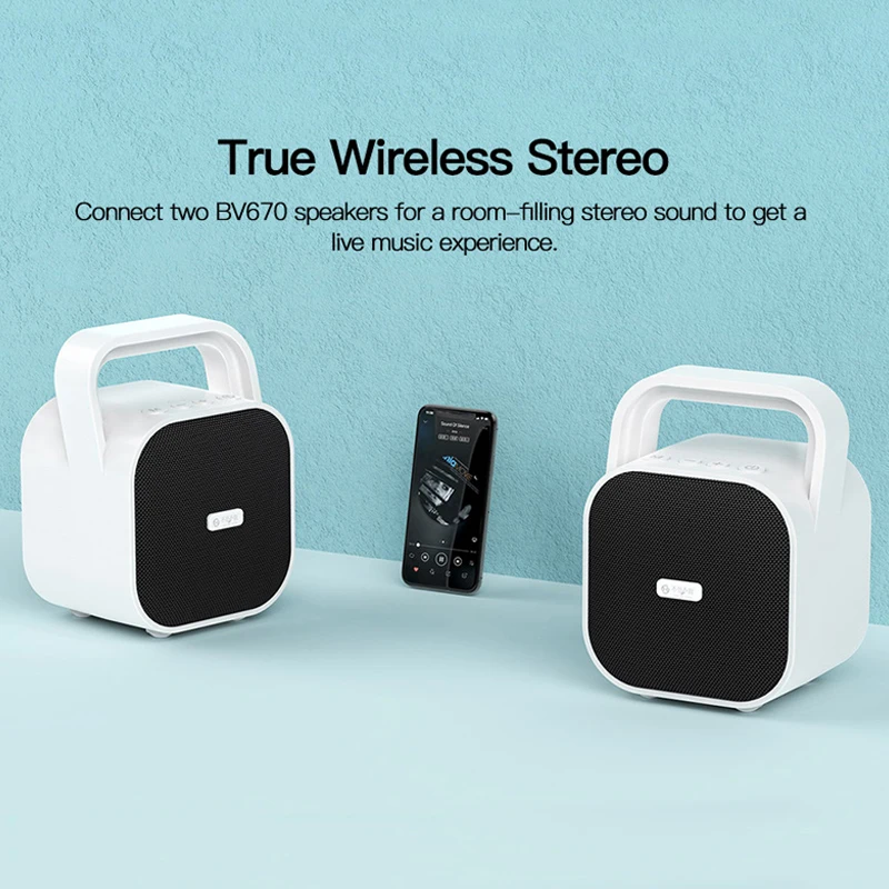 Портативная беспроводная Bluetooth Колонка 3000 мАч уличная колонка сабвуфер