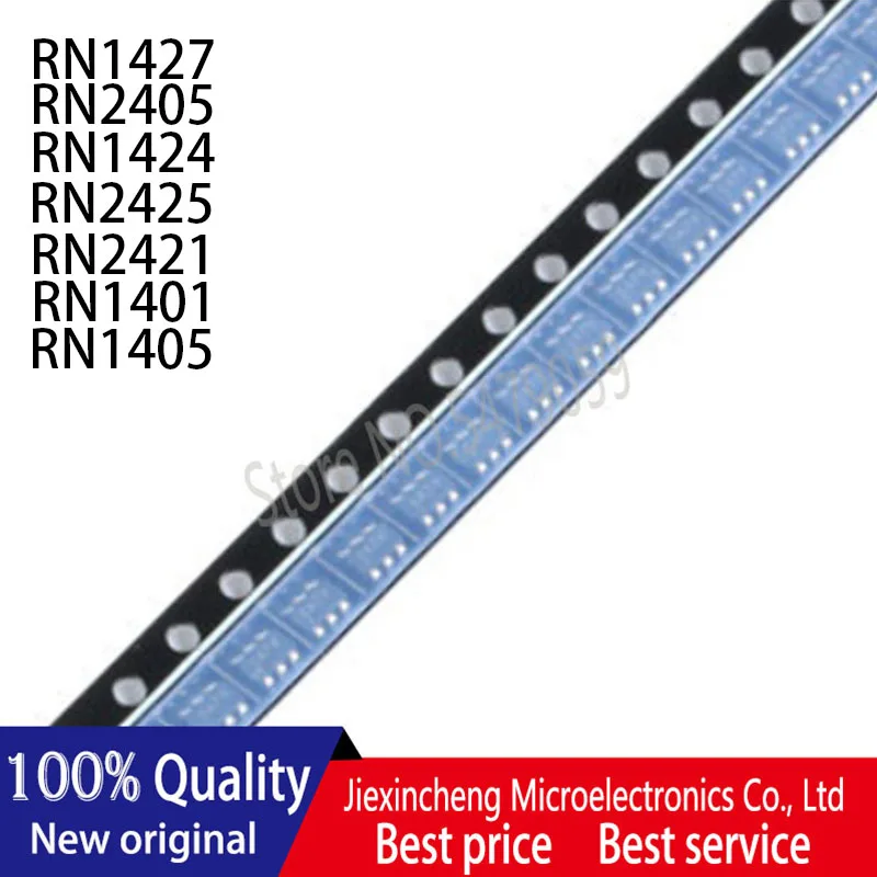 Новый оригинальный RN1427 QG RN2405 YE RN1424 QD RN2425 RE RN2421 RA RN1401 XA RN1405 XE SOT 23 50 шт.|Запасные