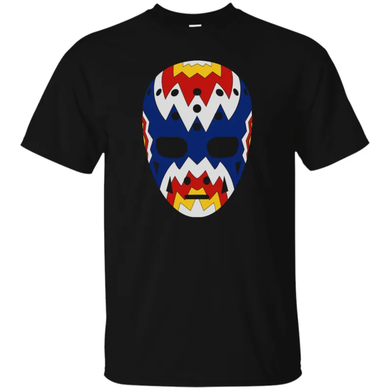 Colorado Rockies Goalie Mask Doug Favell Hockey Denver Avalanche T-Shirt | Мужская одежда