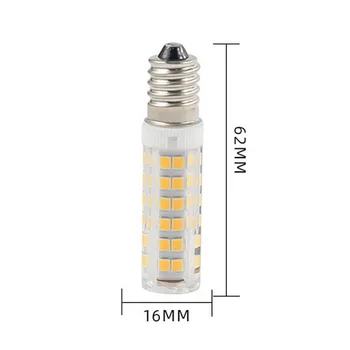 

2Pcs New E14 LED Lamp Corn Bulb Screw Bulbs 360 Beam High Quality Ceramic Mini Chandelier Lights for Kitchen Home 7W 220V