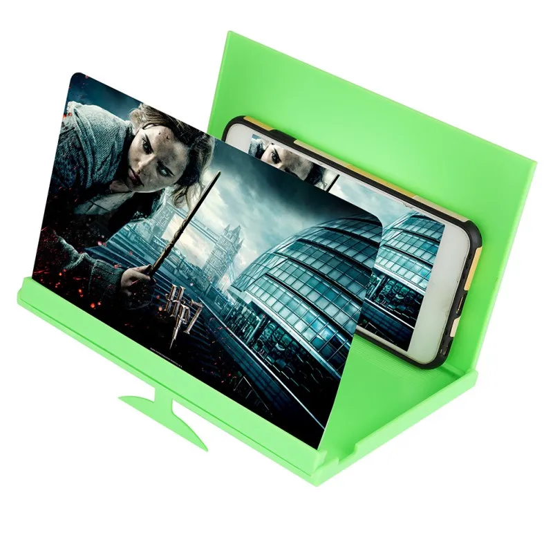 

8 Inches Phone Screen Magnifier High Definition 3D Video Amplifier Universal Smartphone Holder Stand Support Bracket