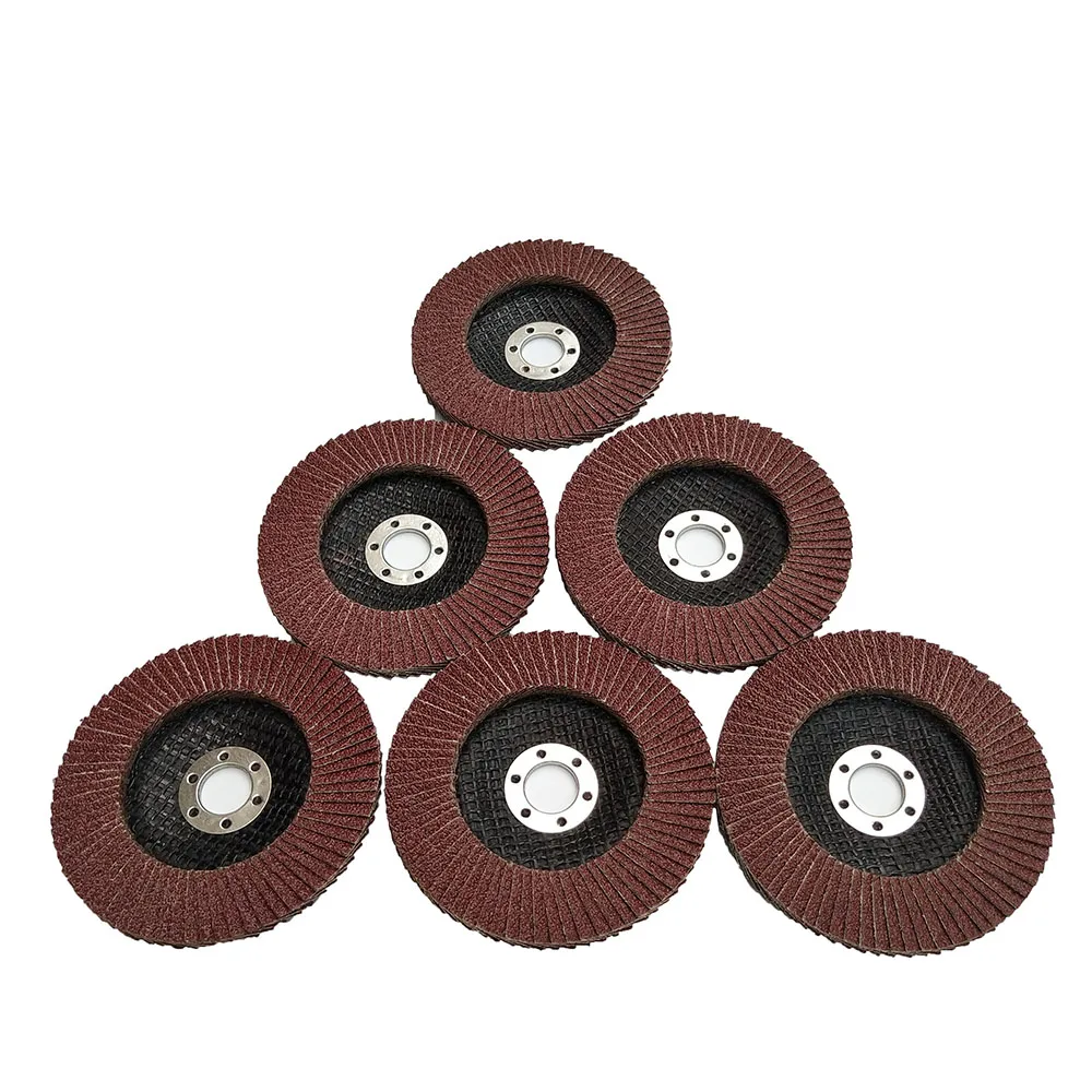 

10PSC 100mm 40-320 Grit Grinding Wheels Flap Discs Angle Grinder Abrasive Tool Polishing Sanding Grinding Wheel