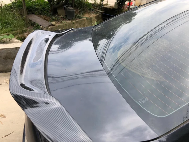 Для Mazda 6 спойлер 2009 2010 2011 2012 2013 года глянцевое углеродное волокно/frp зад крылом R стиль спойлер, аксессуары