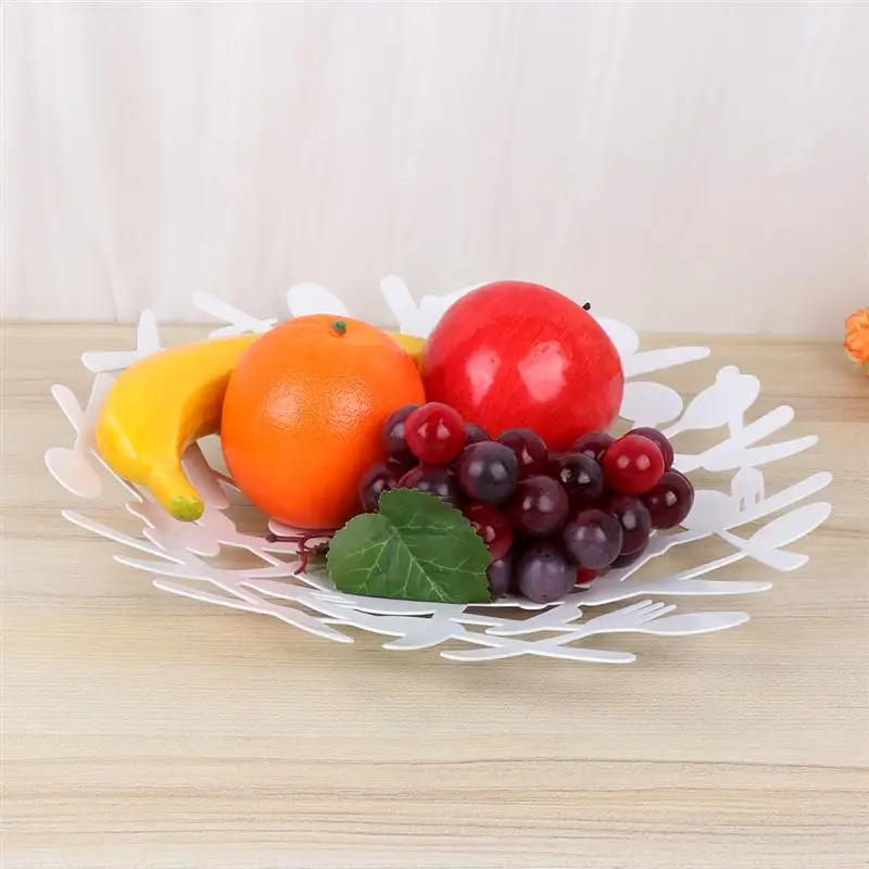 Модная корзина для хранения закусок, поднос для мелочей, полое блюдо, железное блюдо, вечерние, домашний декор