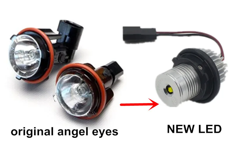 Lampadine LED Angel Eyes 10W Per BMW - 420LM 6000K Bianco, No Error CanBus - Foto 8