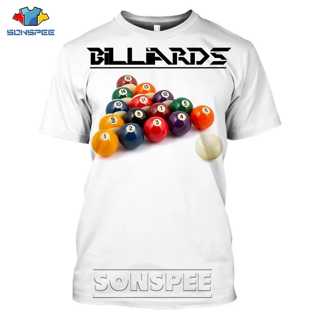 Billiards Snooker 3D Print Shirts Men's T-shirt Top Summer Casual  Sweatshirt Oversize Short Sleeve Pullover Personalized Clothes - AliExpress