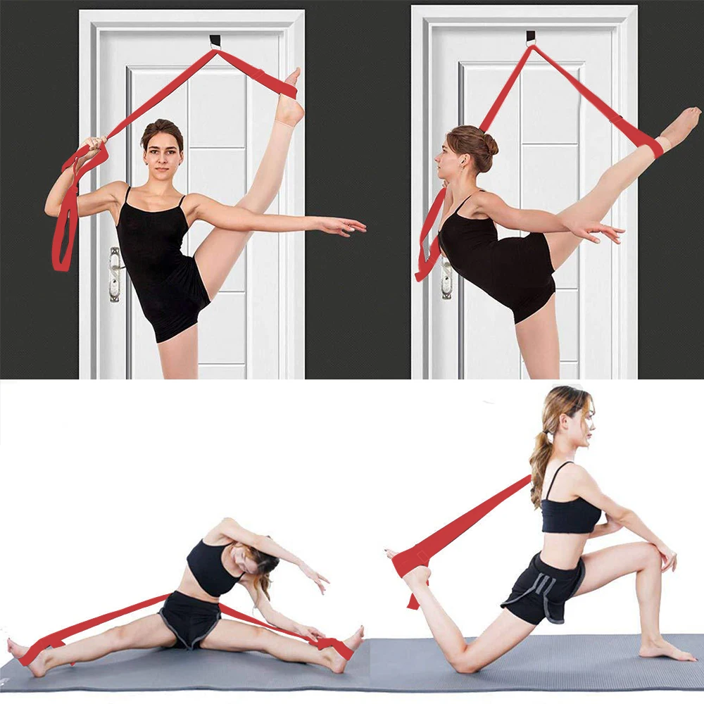 Door Flexibility Stretching Leg Stretcher Strap for Ballet Cheer Dance Gymnastics Trainer Yoga Flexibility Leg Stretch belt