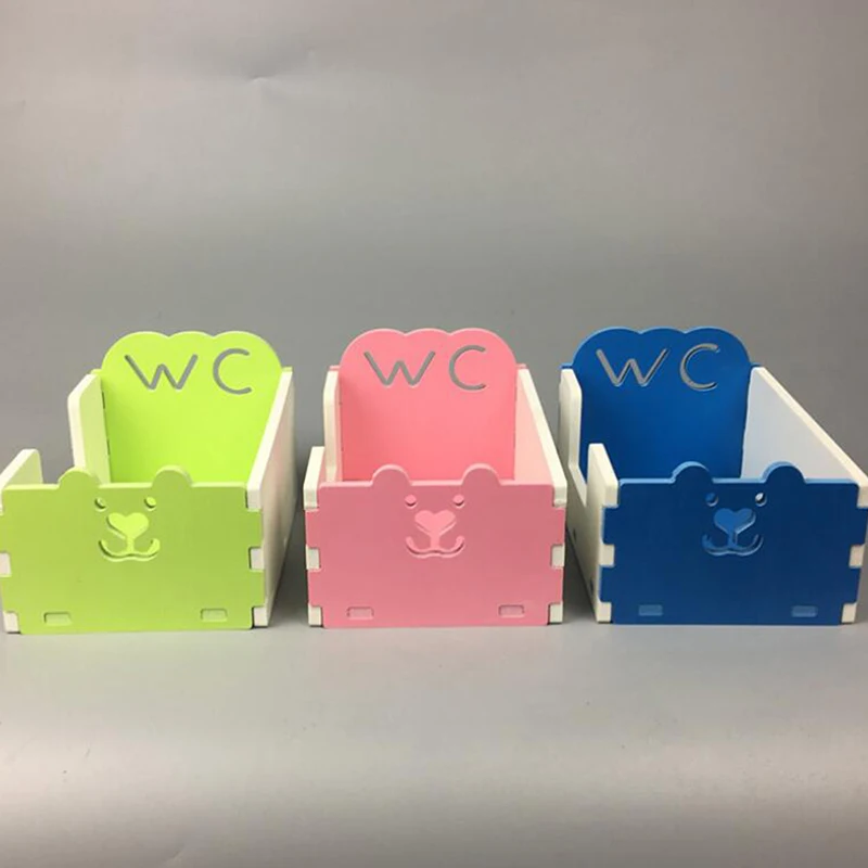 Hot Hamster Supplies Creative Hamster Toilet Anti-Flip Cleaning Toilet Small Pet Toilet Hamster House Accessories
