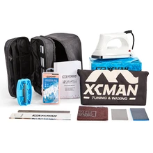 XCMAN Ski Snowboard Complete Waxing And Tuning Kit Storge Bag For Travling and Storge Tools Pouch With Zipper With Waxing Iron XCMAN Ski Snowboard Complete Waxing And Tuning Kit Storge Bag For Travling and Storge Tools Pouch With Zipper With Waxing Iron