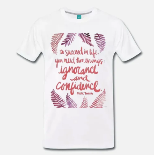 T-SHIRT MARK TWAIN SCRITTORE CITAZIONE QUOTE CULT 1 S-M-L XL |
