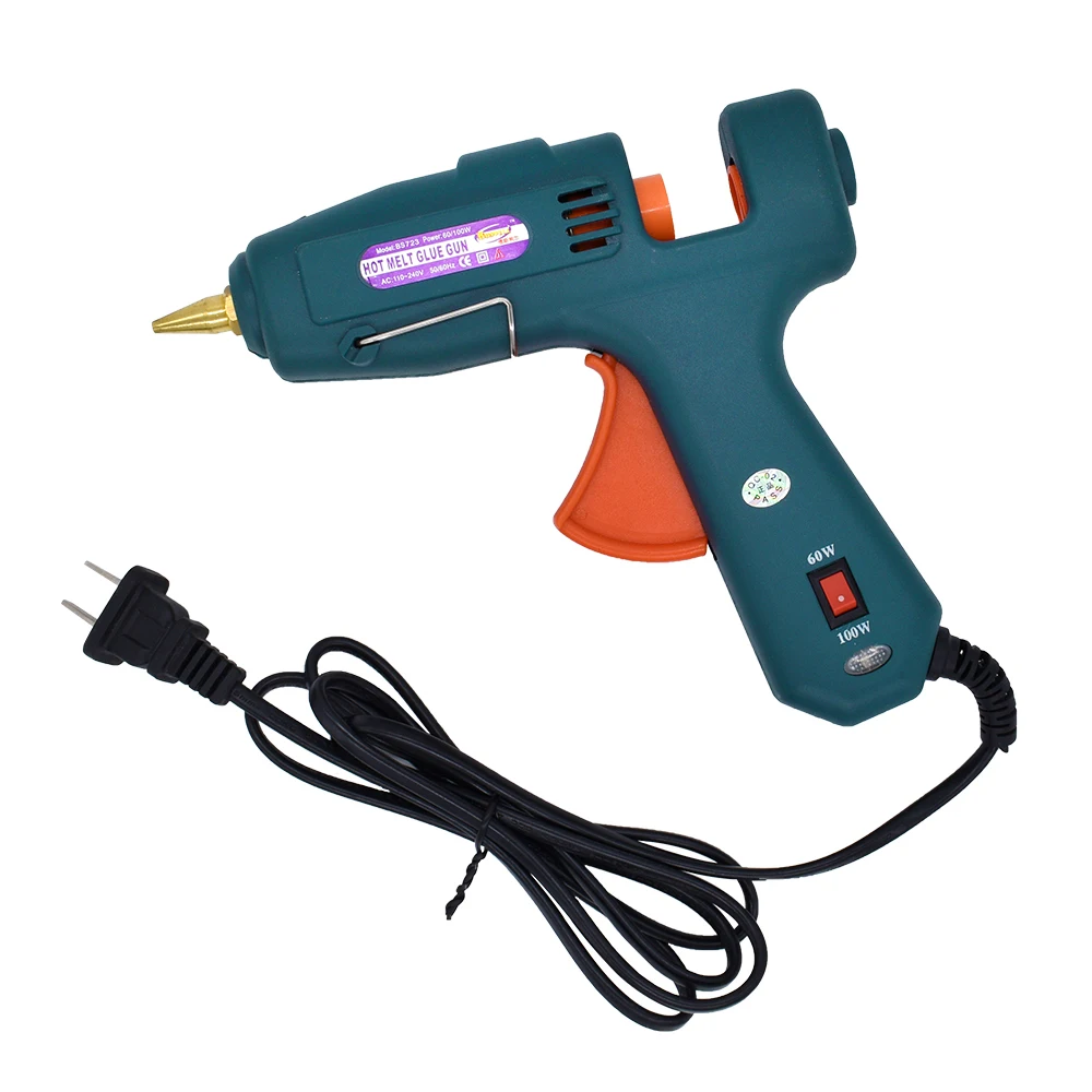 Hot Glue Gun 60/100W Dual Power High Temperature Melt Glue Gun Household Use 11mm Sticks with 5 pcs Nozzle hot melt glue gun hot glue gun