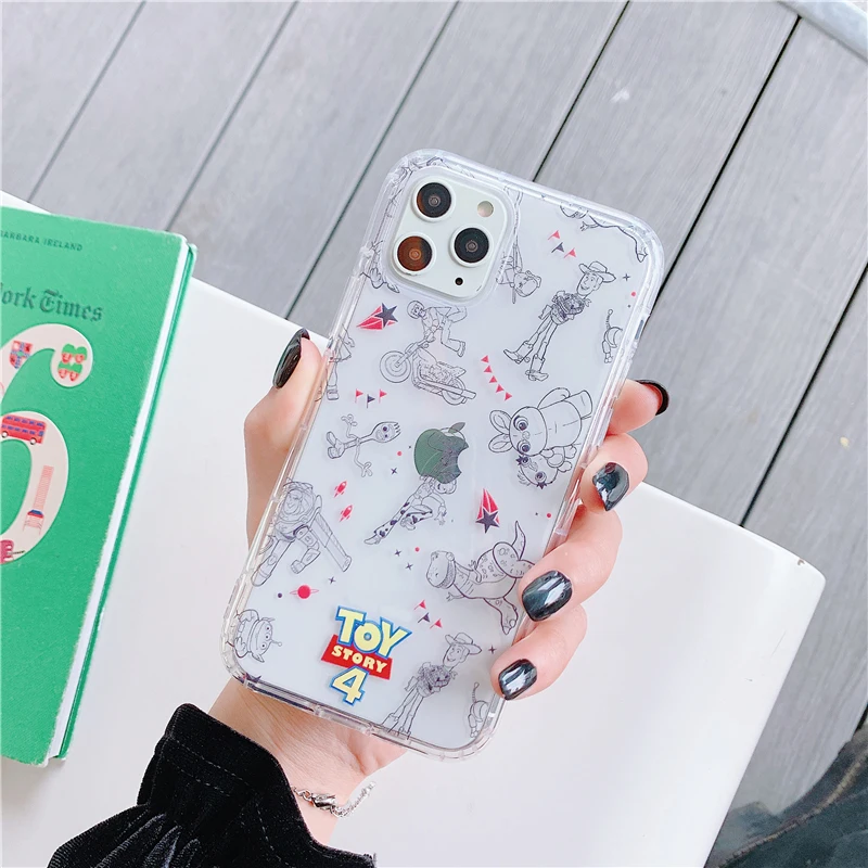 Чехол для iPhone 11 Pro XS Max XR X 6 6S 7 8 Plus, прозрачный мягкий кремний, TPU - Цвет: 4