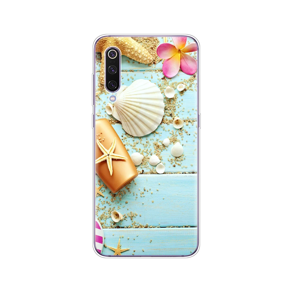 34756 Чехол для xiaomi mi 9, силиконовый мягкий чехол из ТПУ для телефона xiaomi mi 9 xiaomi 9 SE copa, защитный чехол-бампер etui, черный - Цвет: 34756