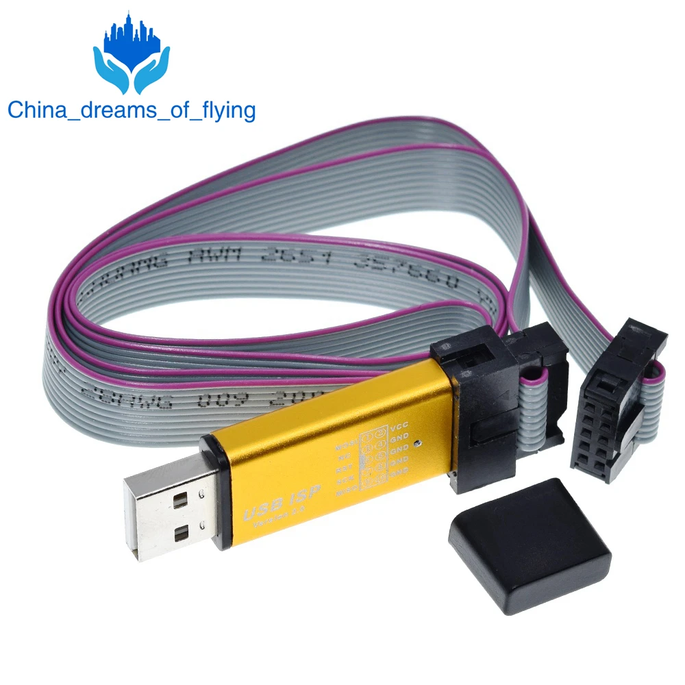 USBASP USBISP ISP программатор загрузчик для Arduino 51 ATMEL AVR с поддержкой 64 бит Win7 и 32 Win98 WinMe